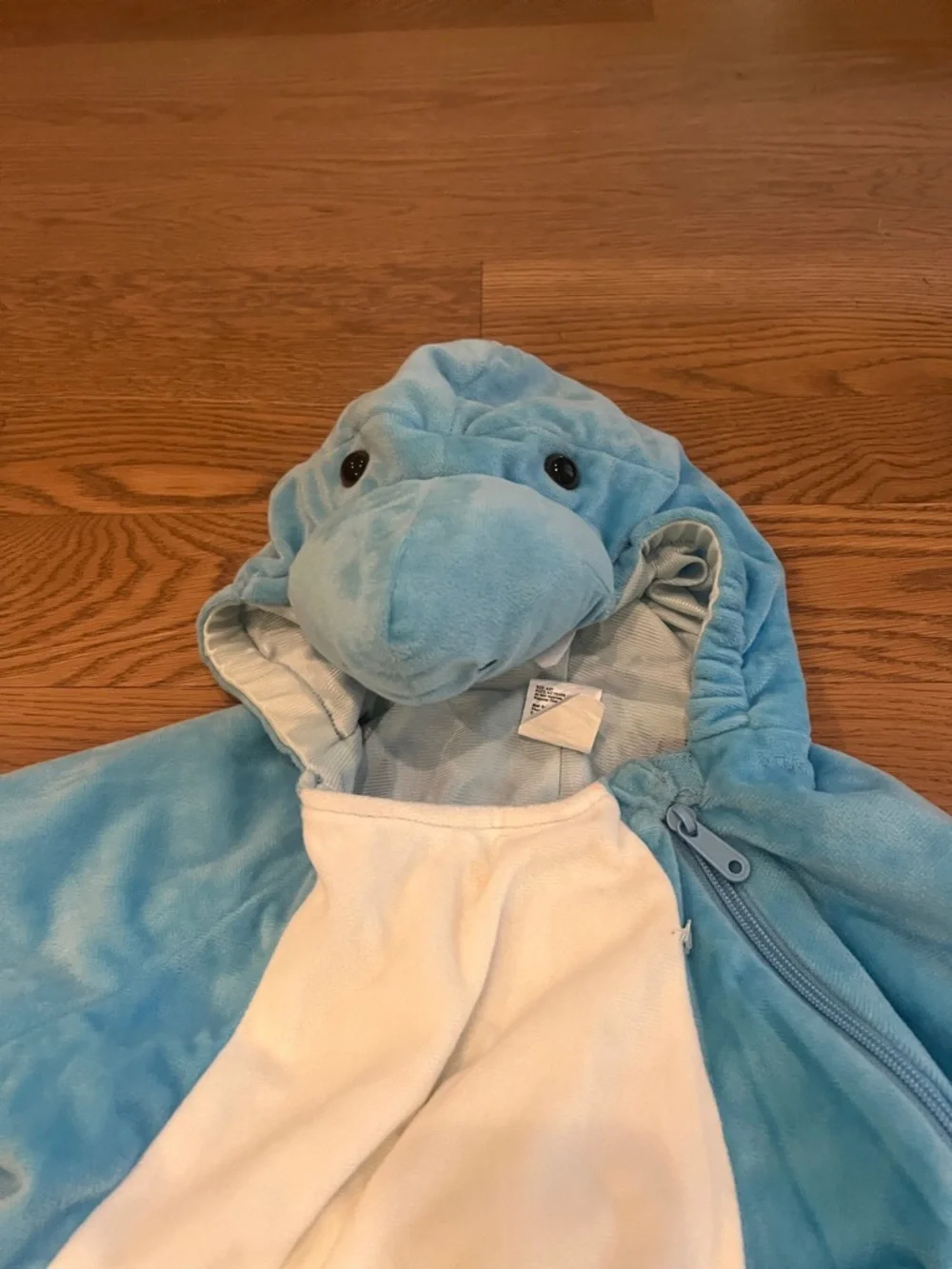 Target Kids Blue and Cream shark Costume - Picture 2 of 2
